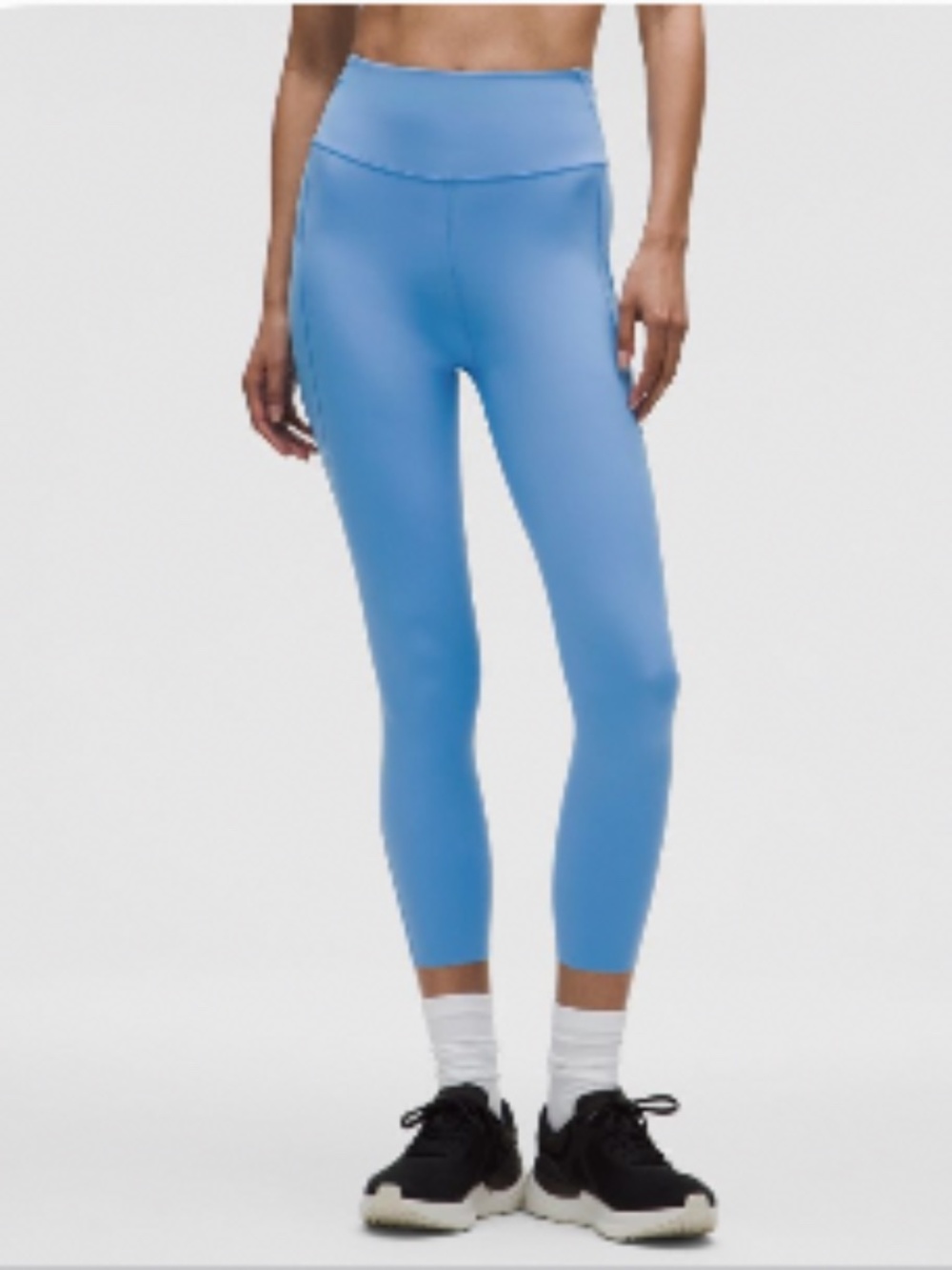 NWOT Lululemon Fast & Free 23” Crop Leggings Pool Party 5 Pocket - Size 4